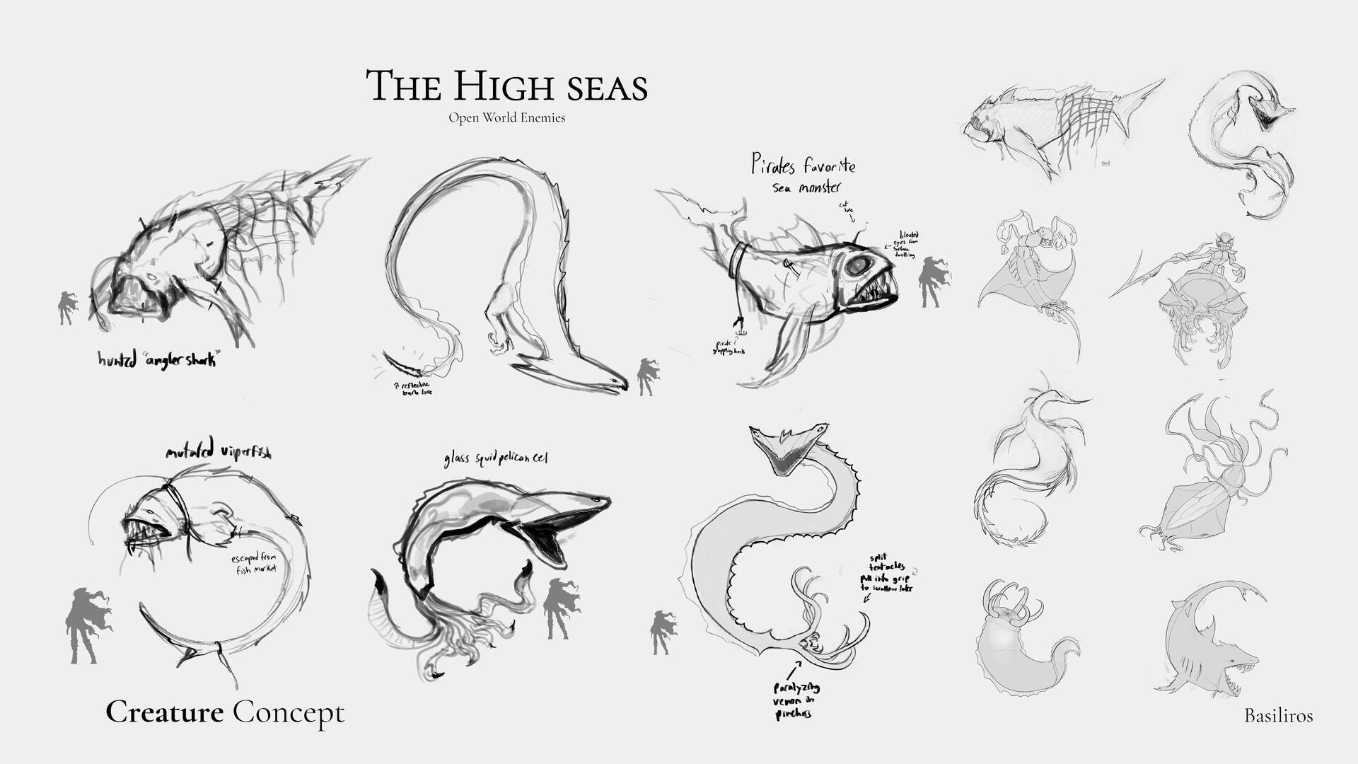 High Seas Creature ConceptใBasilirosใ