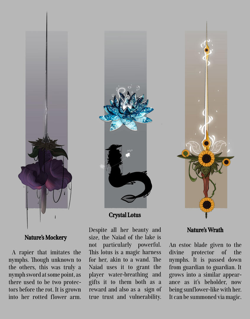 Weapon Designs【The Withering Grove】