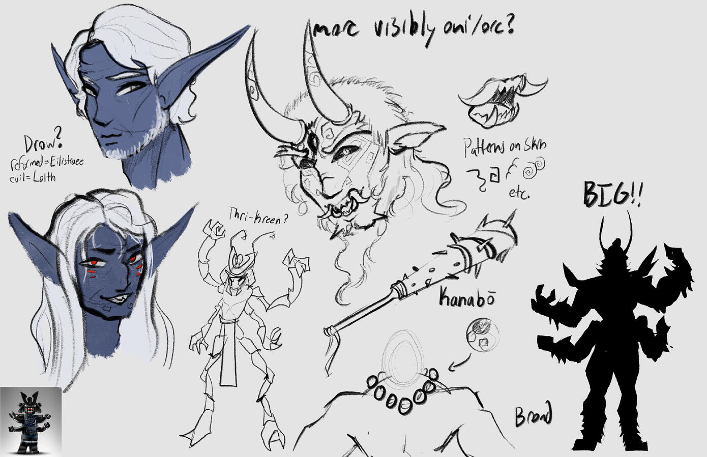 Early Garmadon Ideation