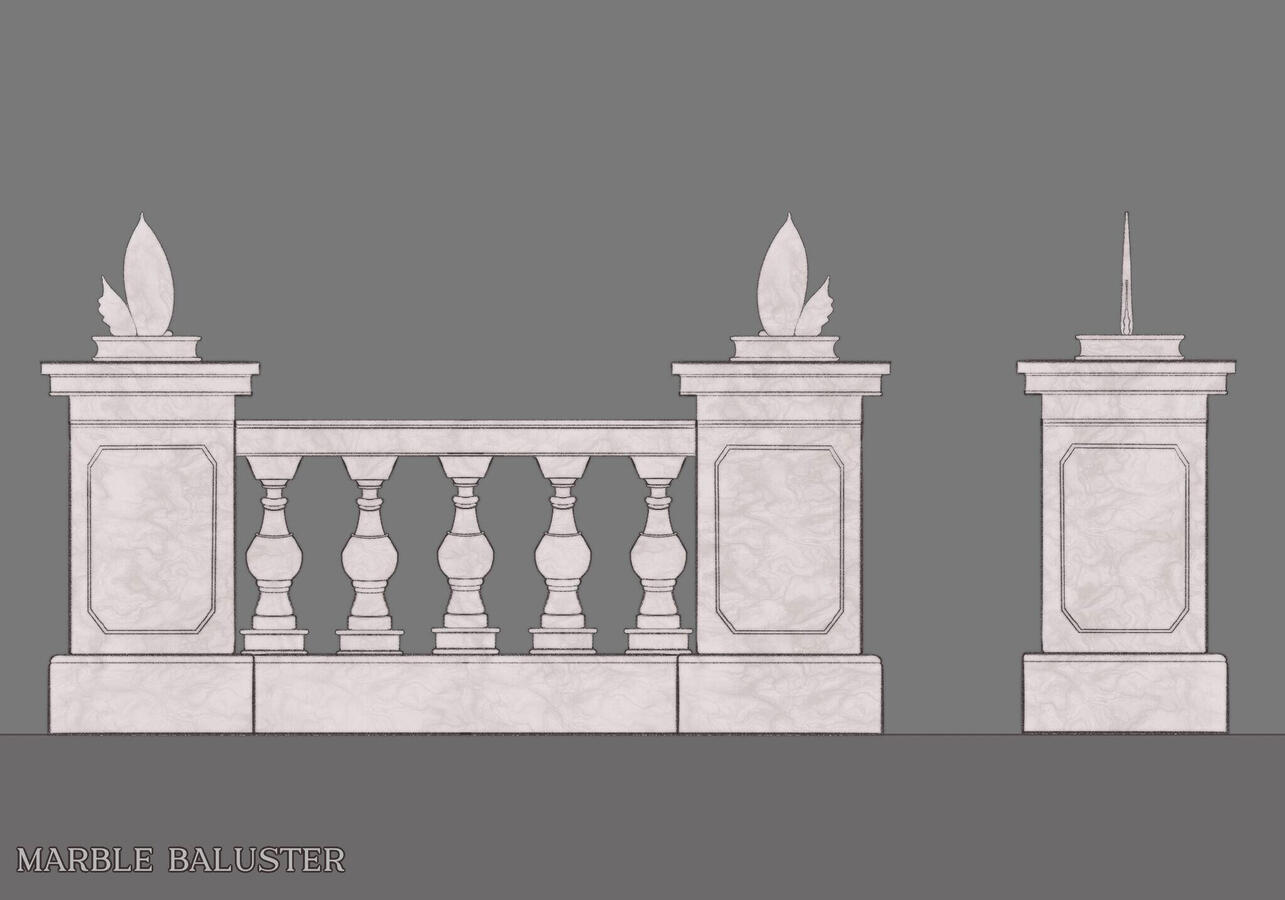 Balustrade ConceptใMarble Sculpture Gardenใ