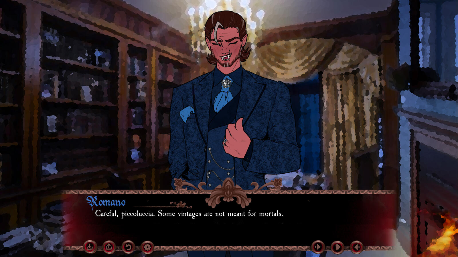 A Bite to Remember Dating Simulator Visual Novel ใDivine Vows of the Damnedใ