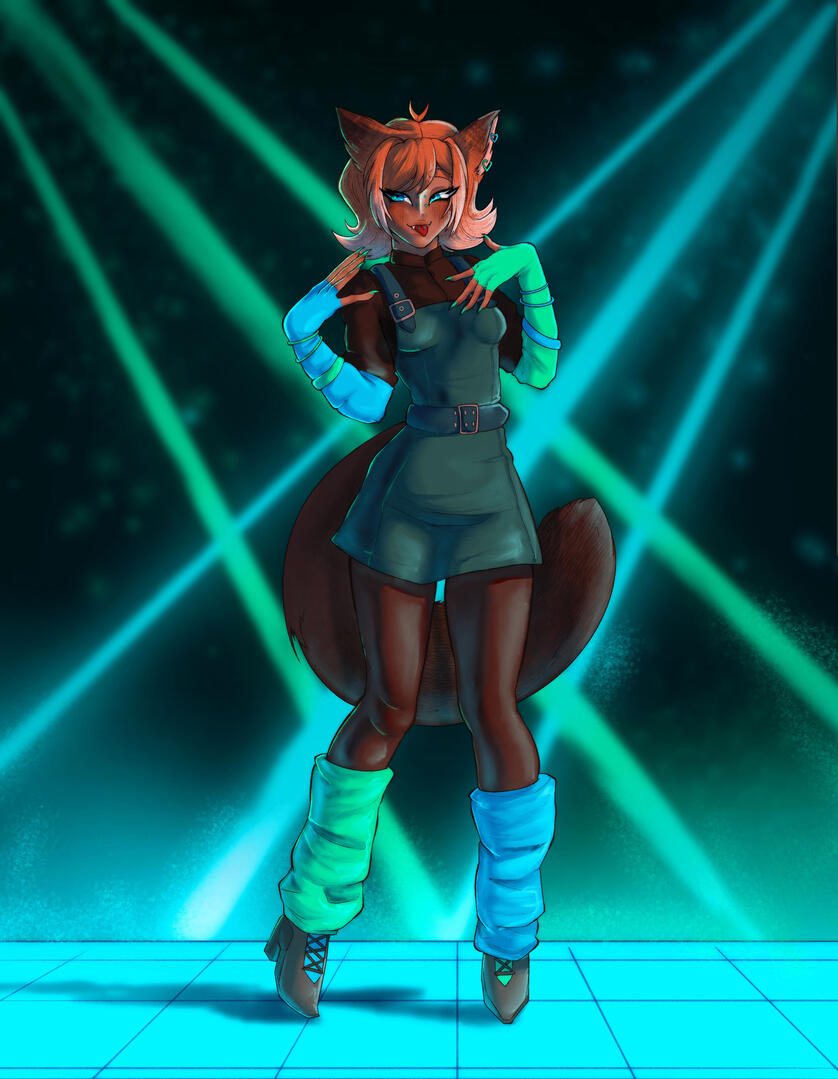 Split Complimentary Rave Fox