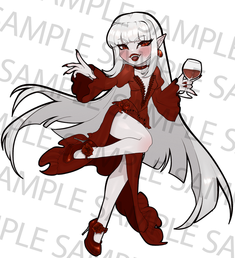 Blanche Sticker