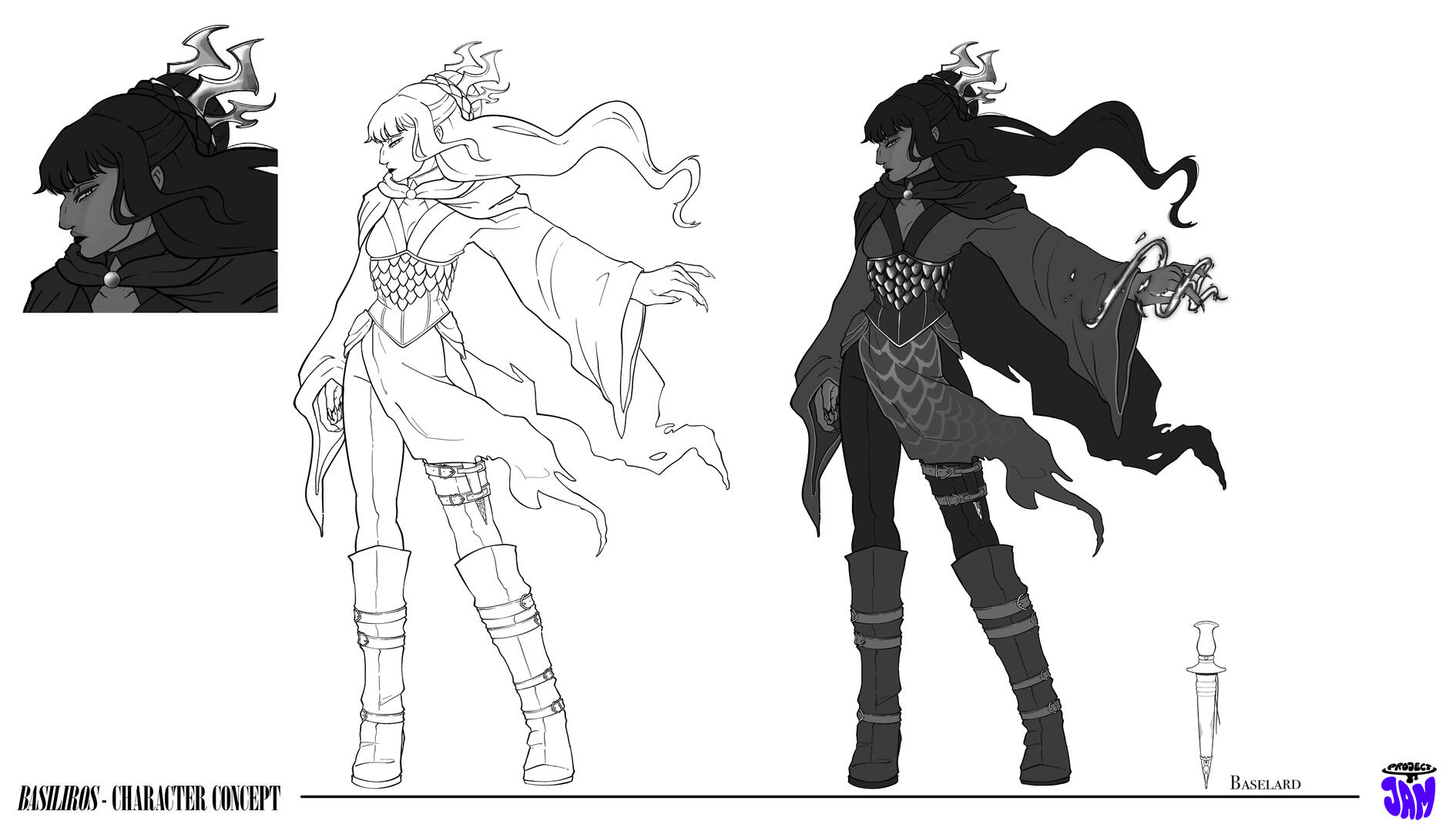 Charys Lineart & Values